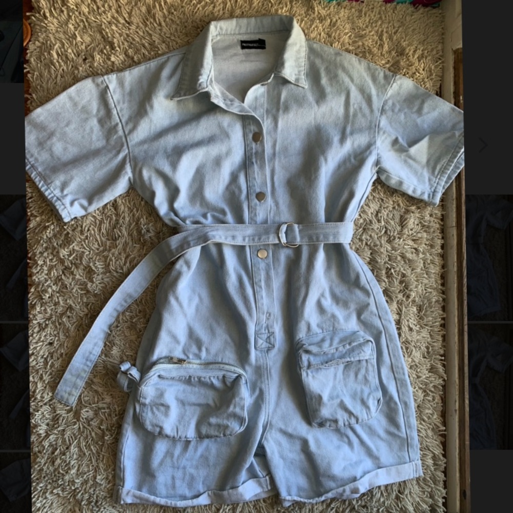 Jean romper - Picture 2 of 2